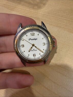 Prestige by Waltham Two-Tone Watch Head - White Dial